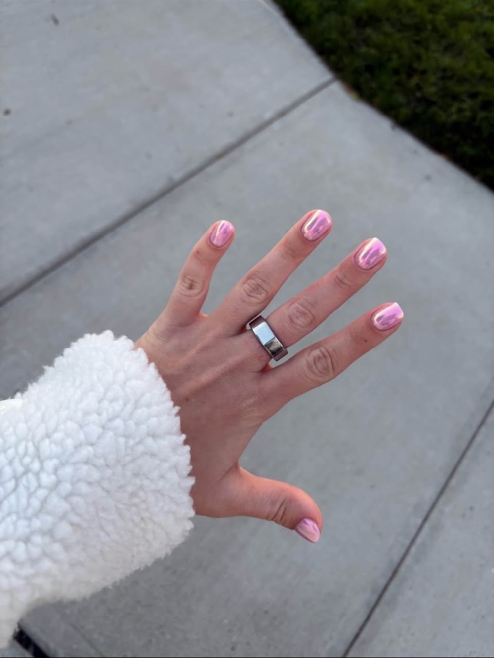 Oura ring heritage silver gen 3 size 8